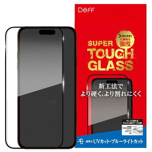 [lR|X] Deff iPhone 16 Pro Max SUPER TOUGH GLASS 0.33mm UVJbg+u[CgJbg # DG-IP24LPU3SF fB[t (X}zptیKXtB)