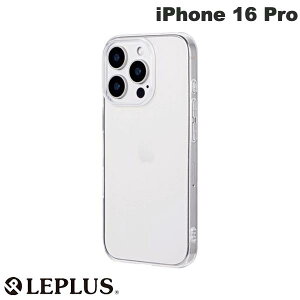 �m2024�n LEPLUS iPhone 16 Pro �\�t�g�P�[�X UTILO Soft �N���A # LN-IP24CSTCL ���v���X (�X�}�z�P�[�X�E�J�o�[)