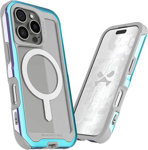 GHOSTEK iPhone 16 Pro Atomic Slim MagSafeΉ A~XP[X Prismatic # GHOCAS3921 S[XebN (X}zP[XEJo[) }Olbg