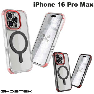 GHOSTEK iPhone 16 Pro Max Covert MagSafe対応 抗菌 クリアタフケース ゴーステック (スマホケース・カバー) マグネット
