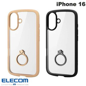 ELECOM GR iPhone 16 nCubhP[X TOUGH SLIM LITE t[J[ wʃNA Ot XgbvV[gt (X}zP[XEJo[)