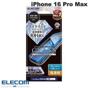 y݌ɌzELECOM GR iPhone 16 Pro Max KXtB _ChR[eBO  u[CgJbg 0.23mm # PM-A24DFLGDCBL GR (X}zptیKXtB)