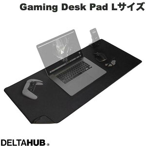 DELTAHUB Gaming Desk Pad LTCY Black fXN}bg 100cm x 45cm # GDP-L-D f^nu (}EXpbh) Q[~O