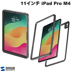 SANWA 11C` iPad Pro M4 ϏՌhP[X Xgbvt # PDA-IPAD17163 TTvC (^ubgJo[EP[X)