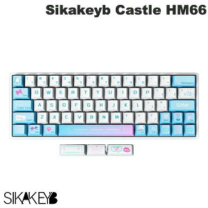 Sikakeyb Castle HM66 60% US�z�� �L�� 8000Hz ���s�b�h�g���K�[�Ή� �Q�[�~���O�L�[�{�[�h RGB�Ή� KS-20T Jade switch �z���C�g # sk-castle-hm66 �V�J�L�[�r (�L�[�{�[�h) ���s�b�h�g���K�[