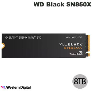 Western Digital 8TB WD_Black SN850X NVMe SSD PCIe Gen4 x4 # WDS800T2X0E EGX^fW^ (SSD) Q[p