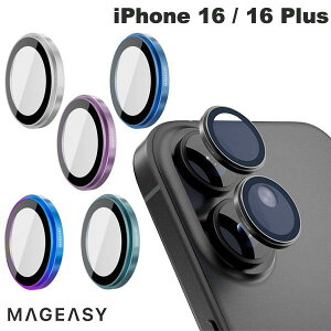 MagEasy iPhone 16 / 16 Plus Lenz AJpTt@CNX^یtB }OC[W[ (JYveN^[) hHEh wh~H \tKCht