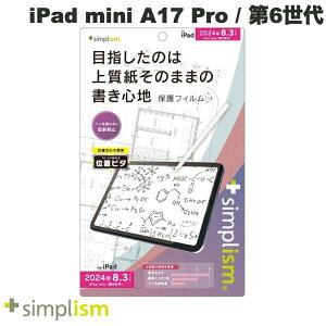 gjeB Simplism iPad mini A17 Pro (7) / 6 ㎿̂܂܂̏Sn ʕیtB ʒus^ ˖h~ VvY (^ubgptیtB)