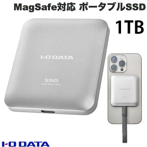IO Data 1TB MagSafeΉ USB 20Gbps (USB 3.2 Gen2x2) |[^uSSD # SSMG-UWC1 ACIf[^ iPhone Be ProResR[fbN 4K/60fps