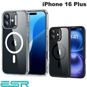 �m2024�n�y�������K�i�z ESR iPhone 16 Plus Classic Hybrid Case HaloLock MagSafe�Ή� (�X�}�z�P�[�X�E�J�o�[) �C�[�G�X�A�[��
