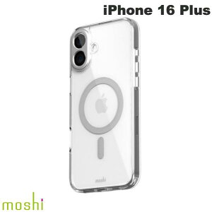 �y�݌Ɍ���z moshi iPhone 16 Plus iGlaze Luna Silver # 99MO241012 �G���H (�X�}�z�P�[�X�E�J�o�[)