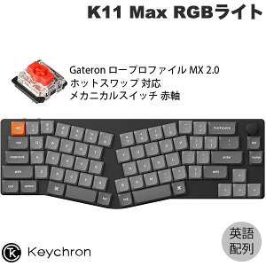 Keychron K11 Max AliceCAEg QMK Macpz L / Bluetooth 5.1 / 2.4GHz CX Ή eL[X zbgXbv [vt@C Gateron [vt@C MX 2.0 Ԏ RGBCg JX^