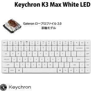 yX[p[SALE500~OFFN[|Ώہz Keychron K3 Max QMK/VIA Macpz L / Bluetooth 5.1 CX Ή eL[X Gateron[vt@C2.0  White LEDCg JjJL[{[h z