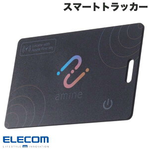 ELECOM GR X}[ggbJ[ amine J[h^ IP68݌v iOS Apple Find MyΉ g؂^Cv ubN # LGT-ELNNCD1BKA GR (X}zANZT[)