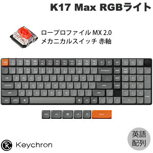 yX[p[SALE300~OFFN[|Ώہz Keychron K17 Max QMK Macpz L / Bluetooth 5.1 / 2.4GHz CX Ή tTCY zbgXbv Gateron [vt@C MX 2.0 Ԏ RGBCg JX^