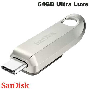 SanDisk 64GB Ultra Luxe Type-C USB3.2[ pbP[W # SDCZ75-064G-G46 TfBXN (USB)