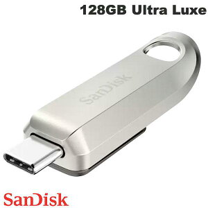 SanDisk 128GB Ultra Luxe Type-C USB3.2[ pbP[W # SDCZ75-128G-G46 TfBXN (USB)