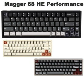 【国内正規品】 LUMINKEY Magger 68 HE Performance US配列 有線 68キー ラピッドトリガー対応 ゲーミングキーボード ルミンキー ANSI配列 英語 Windows / Mac / Linux