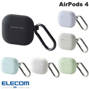 ELECOM GR AirPods 4 VRP[X MagSafeΉ Jrit (Apple CzP[X)