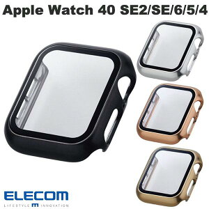 ELECOM GR Apple Watch 40mm SE 2 / SE / 6 / 5 / 4 tJo[P[X v~AKX  ^bN (AbvEHb`P[X Jo[)