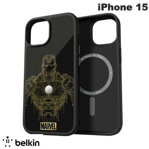 [lR|X] BELKIN iPhone 15 SheerForce MagSafeΉیP[X fBYj[100N胂f ACA}f ubN # MSA016qcBG-DY xL (X}zP[XEJo[) LN^[ 킢