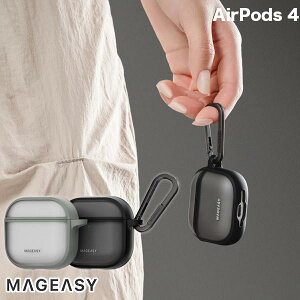 MagEasy AirPods 4 Roam �J���r�i�t���ϏՌ��P�[�X �}�O�C�[�W�[ (Apple �C���z���P�[�X)