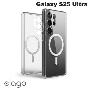 �m2025�n elago Galaxy S25 Ultra MAGNETIC HYBRID CASE �n�C�u���b�h�P�[�X Clear # EL_G5LCSPTH5_CL �G���S (�A���h���C�h�X�}�z�P�[�X�E�J�o�[)