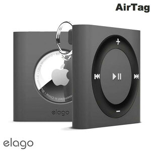 [lR|X] elago AirTag W7 VRP[X iPod shufflefUC Dark Grey # EL_ATGCSSCW7_DY GS (AirTag GA^O z_[ Jo[)