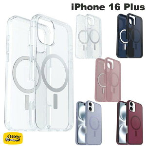 OtterBox iPhone 16 Plus Symmetry Clear (Vg[) ϏՌ MagSafeΉ Ib^[{bNX (X}zP[XEJo[) }Olbg