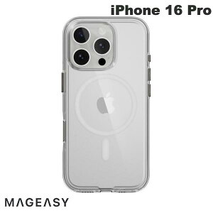MagEasy iPhone 16 Pro Bright M C MagSafe�Ή� �J�����R���g���[���J�o�[�t�� �ϏՌ��P�[�X Transparent # ME_IPRCSPCB1_TR �}�O�C�[�W�[ (�X�}�z�P�[�X�E�J�o�[)