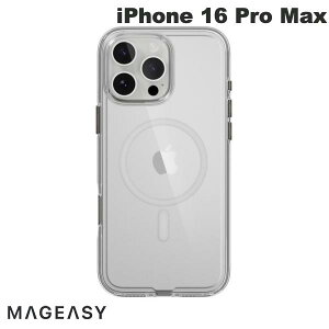 y}\500~OFFN[|Ώہz MagEasy iPhone 16 Pro Max Bright M C MagSafeΉ JRg[Jo[t ϏՌP[X Transparent # ME_IPGCSPCB1_TR }OC[W[ (X}zP[XEJo[)
