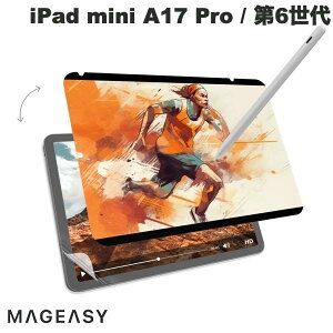 MagEasy iPad mini A17 Pro (7) / 6 Easy Paper Pro 2 in 1 }Olbgty[p[eNX`[V[g ʕیtBt Transparent }OC[W[ (^ubgptیtB)