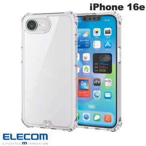 یtBt ELECOM GR iPhone 16e nCubhP[X ZEROSHOCK CrWu tHeB(R) NA # PM-A25SZEROT2CR GR (X}zP[XEJo[) [VbN ϏՌ
