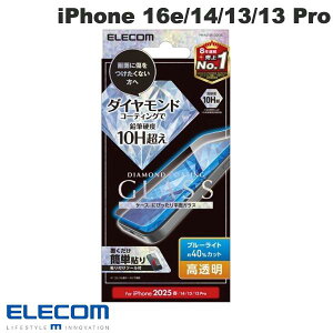 ELECOM GR iPhone 16e / 14 / 13 / 13 Pro KXtB _ChR[eBO  u[CgJbg 0.33mm # PM-A25SFLGDCBL GR (X}zptیKXtB)