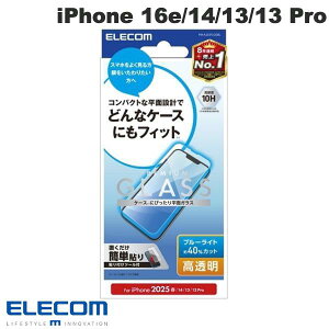 ELECOM GR iPhone 16e / 14 / 13 / 13 Pro KXtB  u[CgJbg 0.33mm # PM-A25SFLGGBL GR (X}zptیKXtB)