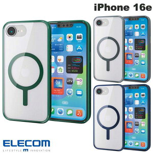 ELECOM GR iPhone 16e nCubhP[X t[J[ MAGKEEP (X}zP[XEJo[)