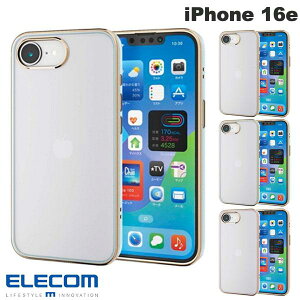 ELECOM GR iPhone 16e \tgP[X ^bNC (X}zP[XEJo[)