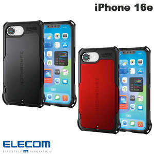 یtBt ELECOM GR iPhone 16e nCubhP[X ZEROSHOCK (X}zP[XEJo[) [VbN ϏՌ
