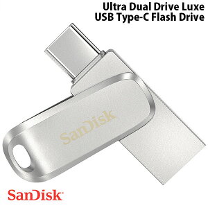 SanDisk Ultra Dual Drive Luxe USB Type-C (USB 3.1 Gen 1 / USB 3.0) Flash Drive COpbP[W TfBXN (tbV[)