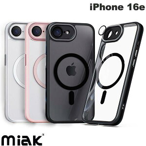 �m2026�n miak iPhone 17e / 16e �����Y�K�[�h��̌^ MagSafe�Ή� �N���A�P�[�X �~�A�b�N (�X�}�z�P�[�X�E�J�o�[)