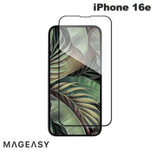 MagEasy iPhone 16e Vetro 9H KXtB Transparent 0.5mm # ME_IS4SPBGV9_TR }OC[W[ (X}zptیKXtB)