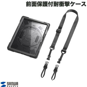 SANWA iPad A16 (11) / 10.9C` iPad 10 O ʕیtB^[t ϏՌP[X nh / X^h / V_[xgt # PDA-IPAD1920BK TTvC (^ubgJo[EP[X)