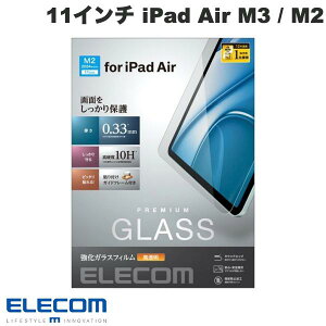 ELECOM GR 11C` iPad Air M3 (2025) / M2 (2024) KXtB KCht[t # TB-A24MFLGG GR (^ubgptیKXtB) 2024
