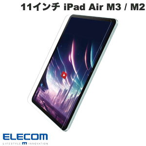 [lR|X] ELECOM GR 11C` iPad Air M3 (2025) / M2 (2024) KXtB f  KCht[t # TB-A24MFLGAR GR (^ubgptیKXtB)