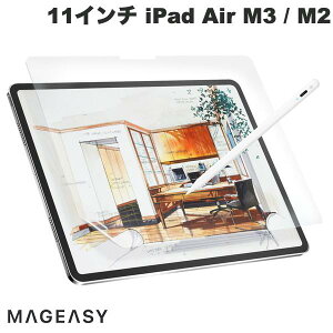 MagEasy 11C` iPad Air M3 (2025) / M2 (2024) EasyPaper tیtB Transparent # ME_PAASPLKEP_TR }OC[W[ (^ubgptیtB)