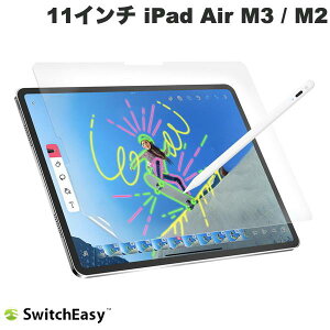 [lR|X] SwitchEasy 11C` iPad Air M3 (2025) / M2 (2024) Glass Defender u[CgJbg tیKX Transparent XCb`C[W[ (^ubgptیKXtB)