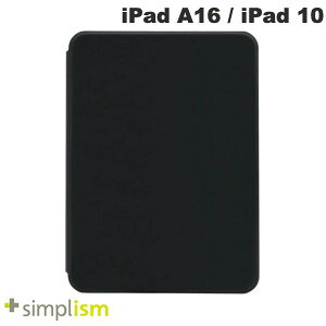 gjeB Simplism iPad A16 (11) / 10.9C` iPad 10 [FLIP SHELL 360] 360x] wʃNA tbvVFP[X ubN VvY (^ubgJo[EP[X)