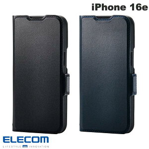 ELECOM GR iPhone 16e U[P[X 蒠^ ϏՌ Εt Xeb` J[h[[ (X}zP[XEJo[)