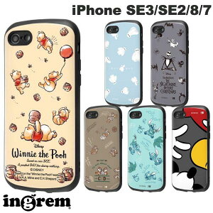 ingrem iPhone SE 第3世代 / SE 第2世代 / 8 / 7 ディズニー 超! 保護ケース MiA イングレム (スマホケース・カバー) プーさん ベイマック ミッキーマウス スティッチ チップ&デール ナイトメアー キャ