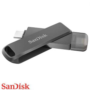 SanDisk iXpand Flash Drive Luxe tbVhCu Lightning & USB-A 3.0 COpbP[W TfBXN (tbV[)